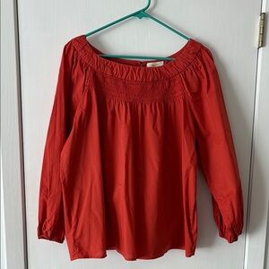 Maeve for Anthropology Coral/Red Top